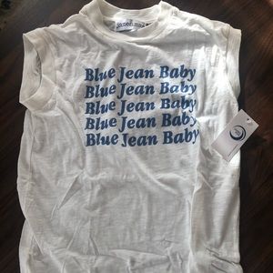 james.mae Blue Jean Baby muscle shirt (M)
